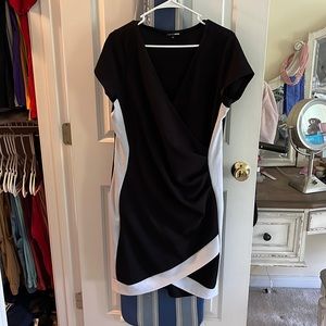 Black and white dress